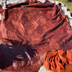 Large cowhide leather 2mm thick soft for bags or upholstery